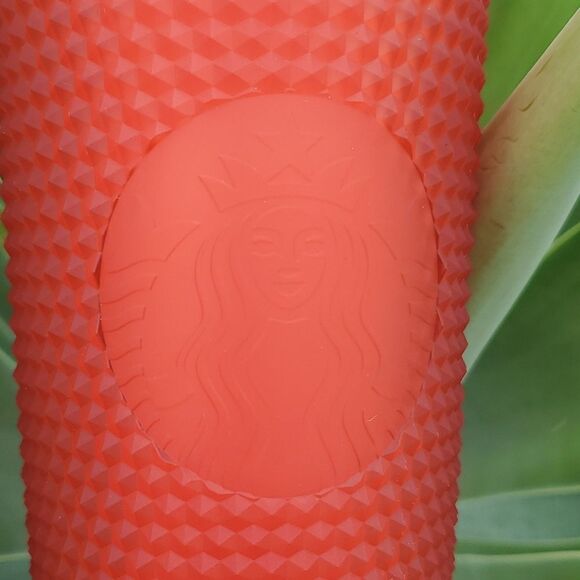 NWT Starbucks Soft Red Studded Tumbler Venti 24 oz. - Picture 2 of 4